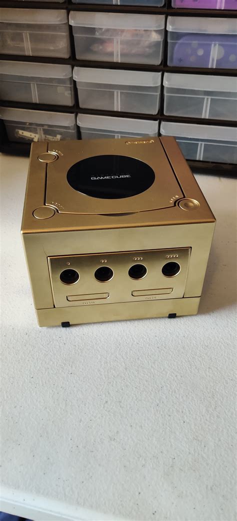 Custom Colored Nintendo GameCube Console Gold | Etsy