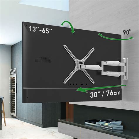 "Easy Assembly Wall Mount for 13-65"" TVs"