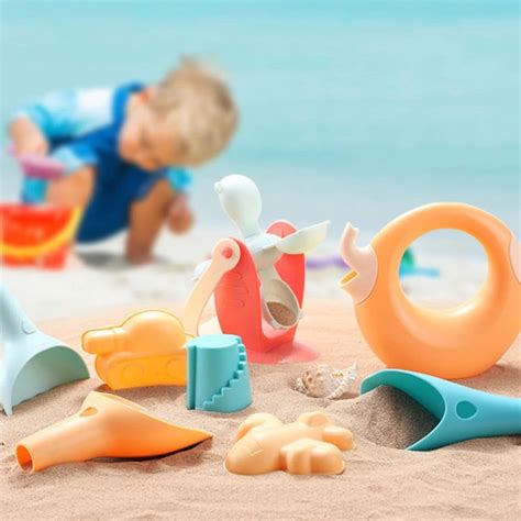 Kids Beach Sand Play Toys Set Soft Rubber Material Truck | Etsy