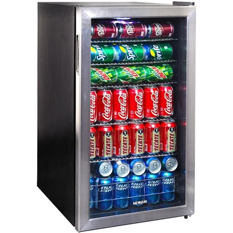 NewAir 19-Inch 3.4 Cu. Ft. Beverage Cooler - Stainless Steel - AB-1200 ...