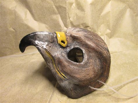 Hawk mask Red tailed hawk mask bird masquerade mask | Etsy