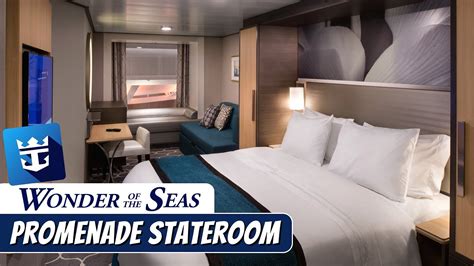 Wonder of the Seas | Promenade View Stateroom Full Walkthrough Tour & Review 4K | Royal ...