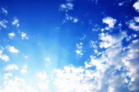 HD wallpaper: clear blue skies, sky, blue sky, clouds, blue sky clouds, sunlight | Wallpaper Flare