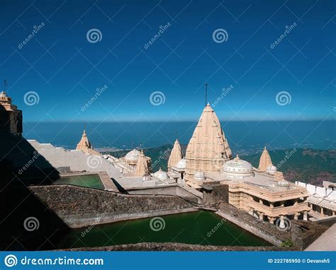 Jain Temple at the Top of Girnar Stock Photo - Image of reflection, tower: 222785950