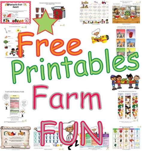 Farm Fun Activities for Kids, Free Printable Farm Coloring Pages, Fun Healthy Farm Food ...