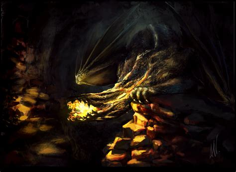 Dragon cave by Alexna on DeviantArt