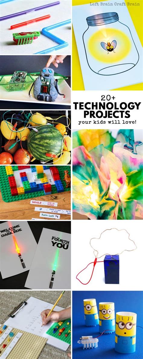 20+ Technology Projects for Kids They'll Love | Kids technology, Stem ...