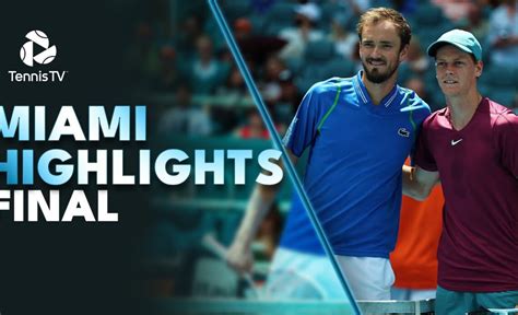 Daniil Medvedev vs Jannik Sinner For The Title! | Miami 2023 Final ...