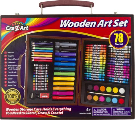 Cra-Z-Art Wooden Art Set - 78 PC Cra-Z-Art(884920111288): customers reviews @ listex.online