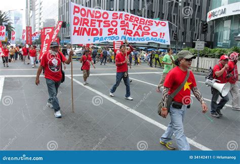 Graft and Corruption Protest in Manila, Philippines Editorial Photo ...