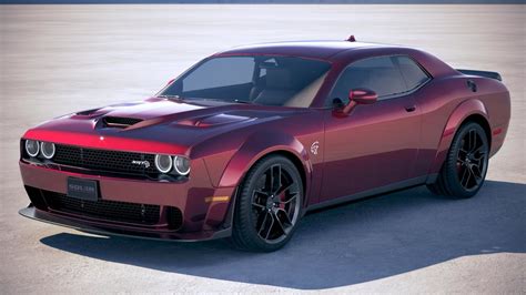 Dodge challenger srt 3D model - TurboSquid 1183186