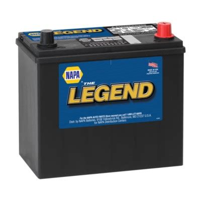 Battery - NAPA Legend 75 Month 12 Volts Group 51R 500 CCA Top Post BAT ...