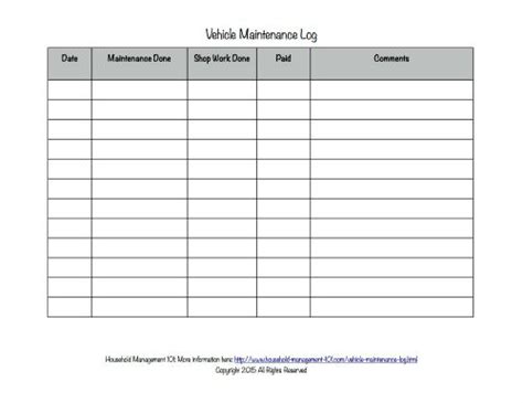 Free Printable Vehicle Maintenance Log: Why You Should Have One In Your Car