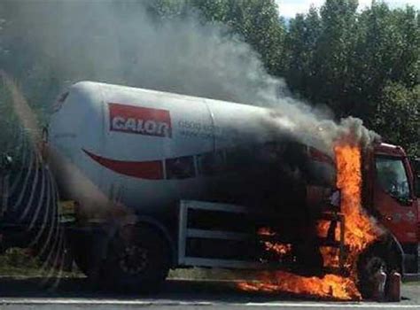 M56 motorway reopens after propane tanker bursts into flames | The Independent | The Independent