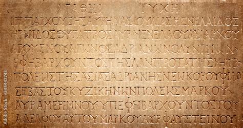 Ancient Greek text. Ancient Greek is the language of the empire of Alexander and the kingdom of ...