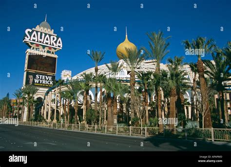 The Sahara Hotel and Casino, Las Vegas, Nevada, USA Stock Photo ...