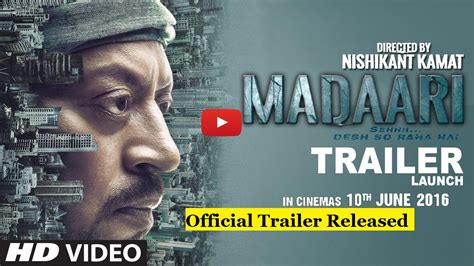 MADAARI Official Trailer 2016 - ALLTIMEFUNZONE