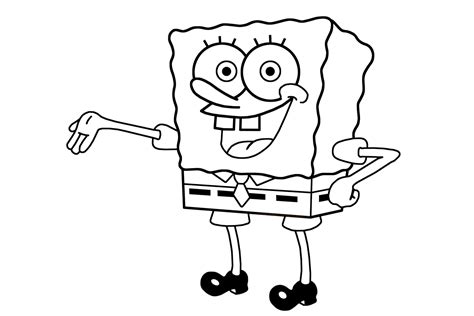 Spongebob Outline by OO87adam on DeviantArt