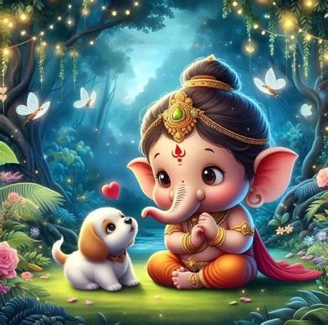 Shri Ganesh Ji Cute Cartoon Images {Best of 100+} in 2024 | Cute ...