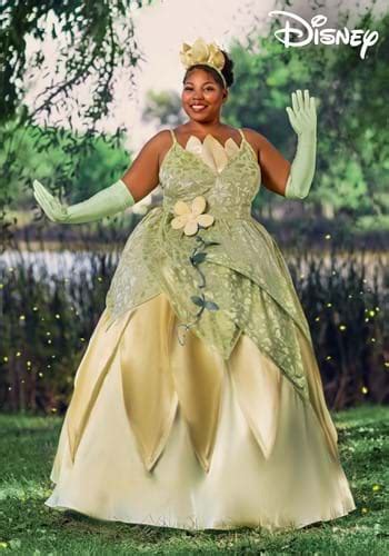 Women's Plus Size Deluxe Disney Princess and the Frog Tiana Costume