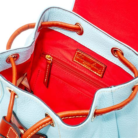 Dooney & Bourke Leather Pebble Grain Small Murphy Backpack in Pale Blue ...