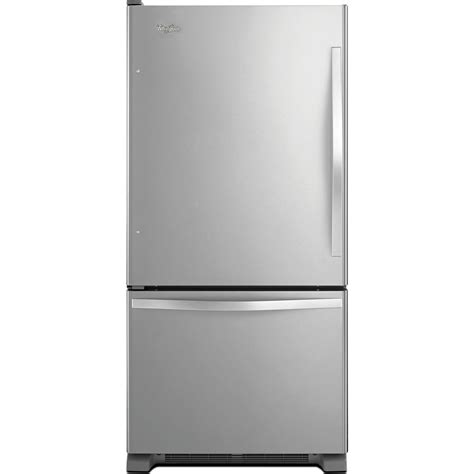 Whirlpool Bottom Mount Fridge (WRB329LFBM) - Monochromatic Stainless S ...