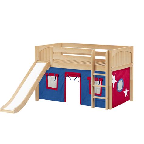 Twin Size Loft Bed, Low Loft Beds, Playhouse Loft Bed, Junior Loft Beds, Curved Bed, Space ...