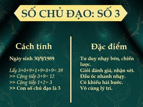 Ý nghĩa số Chủ đạo 3 trong Thần số học chi tiết (Update 2023) - TH Điện ...