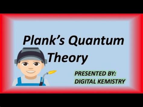 Planck's Quantum Theory — Overview & Planck's Constant - Expii