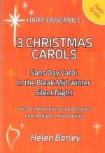 Harp Ensemble Score: 3 Christmas Carols - Helen Barley