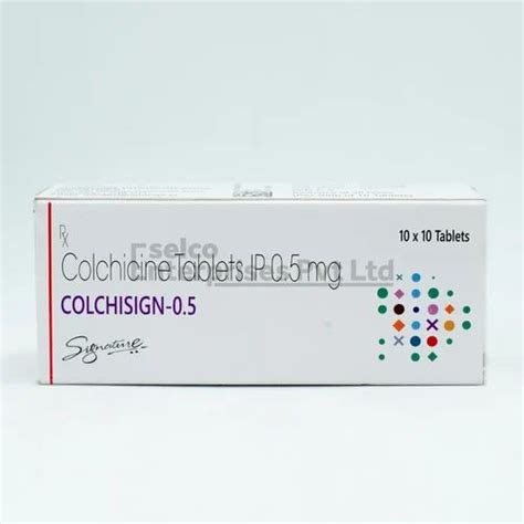 Colchicine 1mg Tablet at Rs 33/stripe | Zycolchin tablet in Mumbai | ID: 22144136997