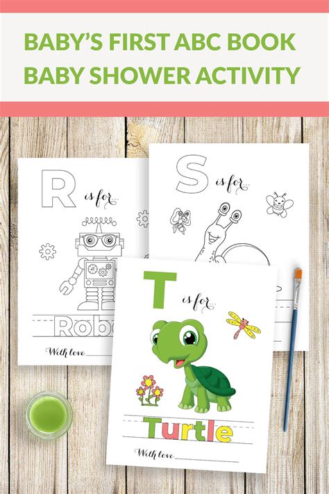 This fun and beautiful baby’s first ABC book is perfect for your upcoming baby shower. Have ...