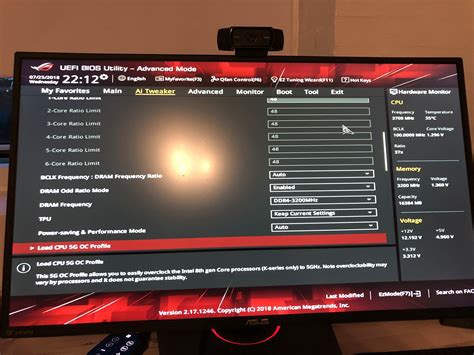 Overclock i7-8700K @ ASUS ROG STRIX Z370-F - Need help!