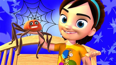 Itsy Bitsy Spider Nursery Rhymes Song 3D - Kayla Preschool Kids Cartoon Songs with Lyrics and ...