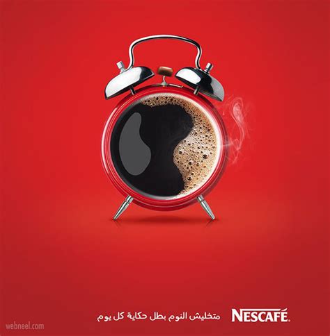 Print Ads Design Nescafe Coffee By Ahmed Mahmoudali