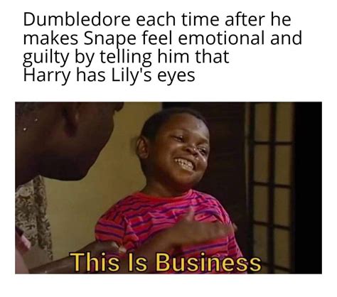 Dumbledore making a business of hurting Snape : r/harrypotter