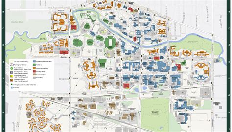 Michigan State University Campus Map Printable