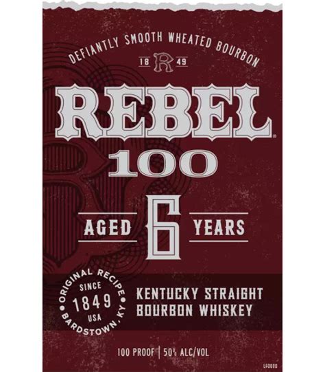 Rebel 6 Year 100 Proof Straight Bourbon Whiskey | The Barrel Tap