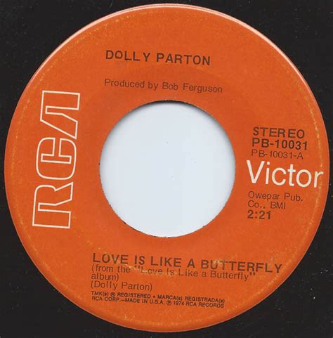 Dolly Parton - Love Is Like A Butterfly | Releases | Discogs