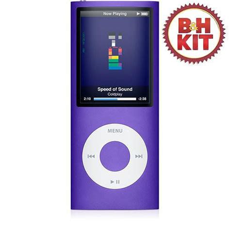 Apple iPod nano 4th Gen 16GB 'Kit' (Purple) B&H Photo Video