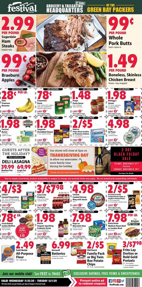 Festival Foods Weekly Ad Flyer November 25 to December 1