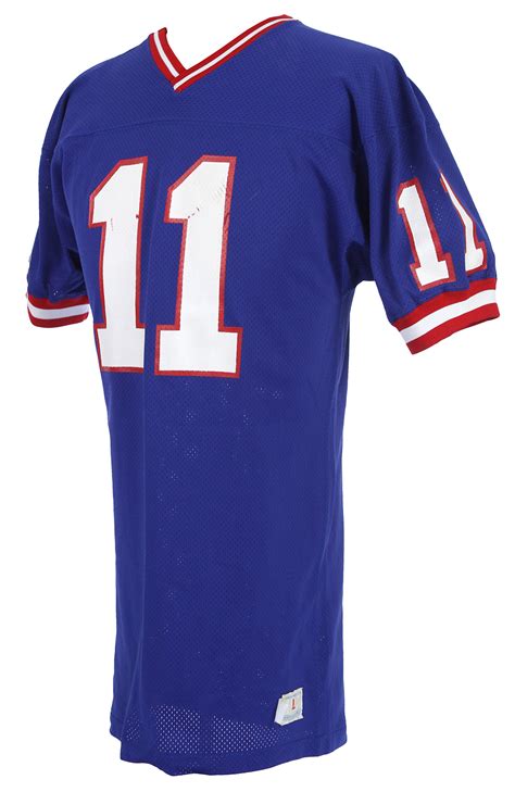 Lot Detail - 1981 Phil Simms New York Giants Game Worn Home Jersey (MEARS A10)