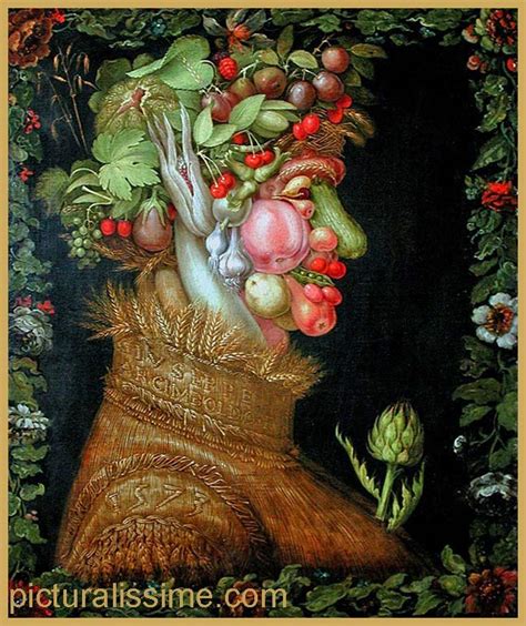 Copie Reproduction de Arcimboldo Les Quatre Saisons l'été