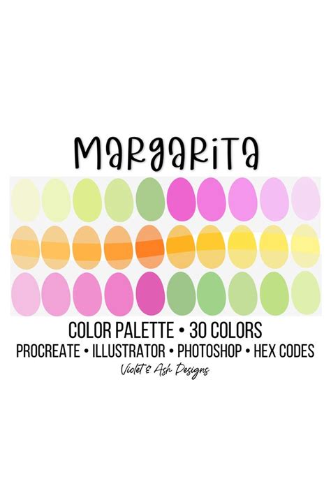 Margarita Procreate Color Palette Procreate Palette Procreate Color ...