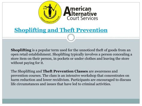 PPT - Shoplifting and Theft Prevention Classes Atlanta, GA PowerPoint Presentation - ID:7504811