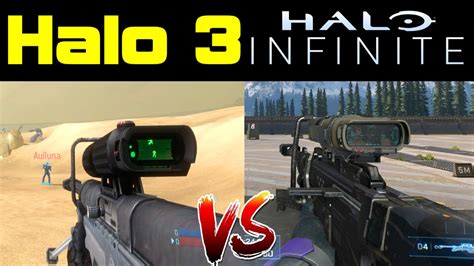 Halo Infinite vs Halo 3 | Sniper Rifle - Aiming & Bullet Magnetism ...