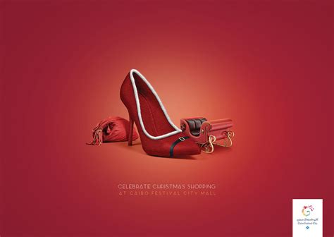 Christmas Campaign Cairo Festival City Mall on Behance Christmas Shoes, Christmas Ad, Christmas ...
