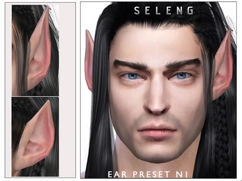 Ear Preset N1 (Elf ears) - The Sims 4 Catalog