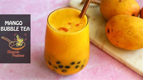 Mango Bubble Tea | Mango Boba Recipe - YouTube