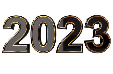 neujahr 2023 moderner designstil 3d typografie von 2023 logo png 13775649 PNG